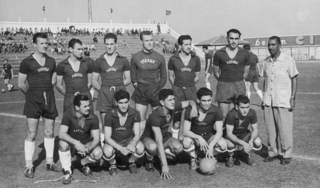 Fedato também defendeu a seleção paranaense entre 1944 e 1956 |