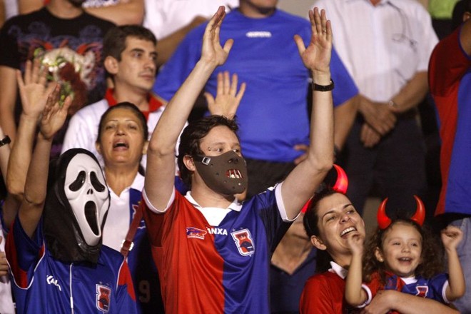 Torcida entrou no clima da sexta-feira 13 | 