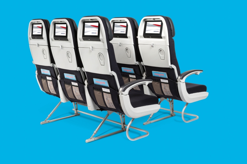 Nova Classe Econômica terá mais 6,35 cm entre os assentos | Divulgação