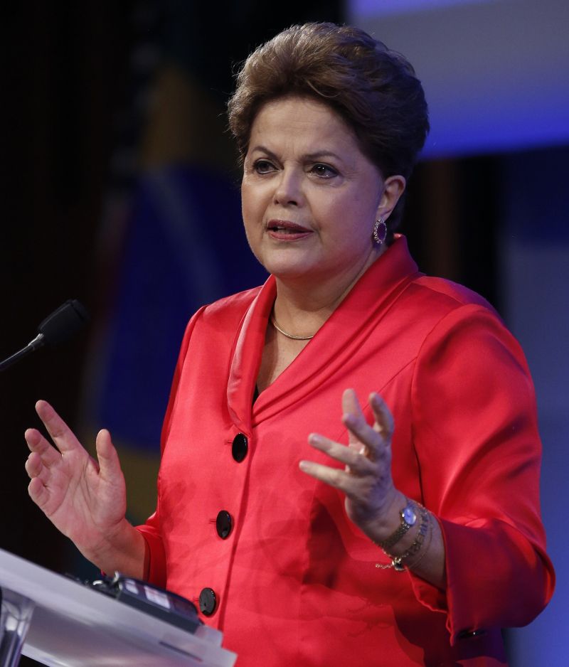 A presidente Dilma Rousseff lidera em todos os cenários: em julho, diferença para Marina Silva era de apenas 8 pontos | Chip East/Reuters