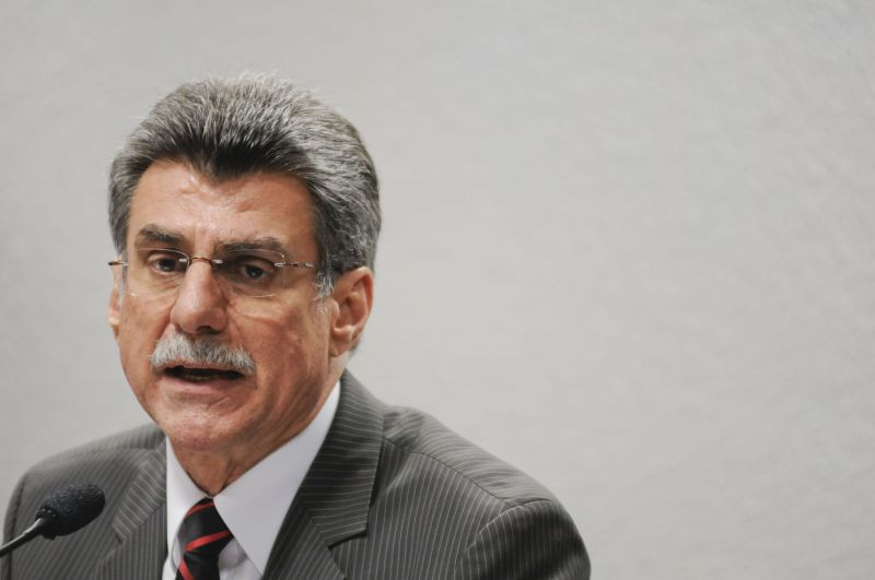 Romero Jucá, autor da proposta: diferença entre substitutivo e projeto original está nos prazos das convenções | Arthur Monteiro/Agência Senado