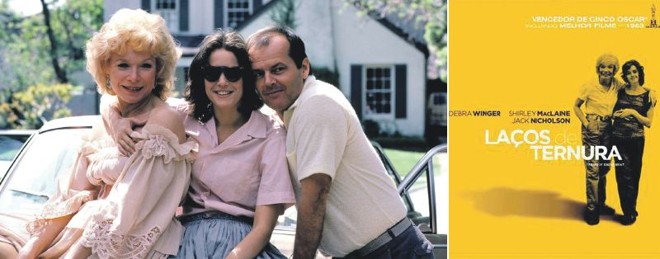 Shirley McLaine, Debra Winger e Jack Nicholson: litros de lágrimas |