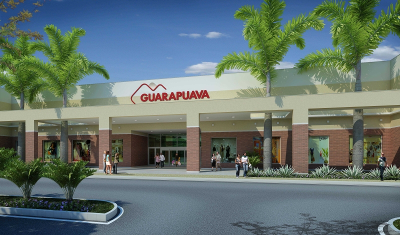 Guarapuava Garden Shopping, que deve ficar pronto em 2016 | Divulgação