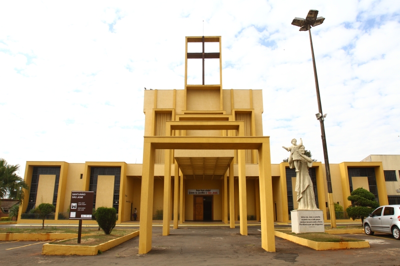 O Santuário São José, em Apucarana, um dos muitos templos religiosos da Rota da Fé | Roberto Custódio / Gazeta do Povo