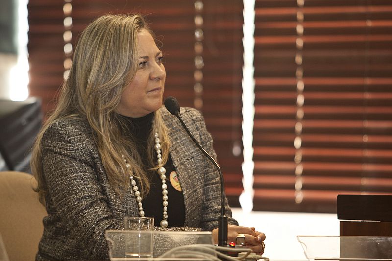 Jozélia Nogueira participou de sabatina para a escolha de conselheiro do Tribunal de Contas do Estado, no último mês de julho | Marcelo Andrade / Agência de Notícias Gazeta do Povo