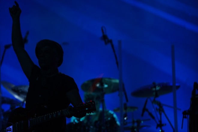 Apresentação não teve direito a bis, mas deixou a plateia aparentemente satisfeita |