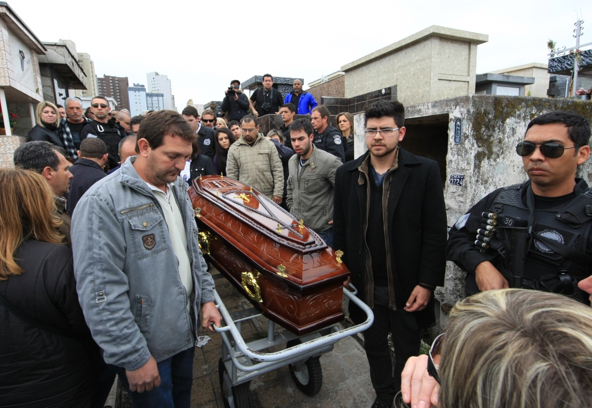 Marcos Antonio Gogola foi morto na quinta-feira (5) enquanto fazia a escolta de um preso da Delegacia de Campo Largo | Aniele Nascimento/Agência de Notícias Gazeta do Povo