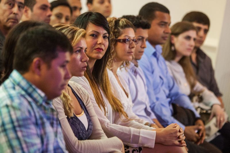 Expectativa: médicos estrangeiros se reuniram ontem no Hotel Lizon, em Curitiba | Fotos: Brunno Covello/ Gazeta do Povo
