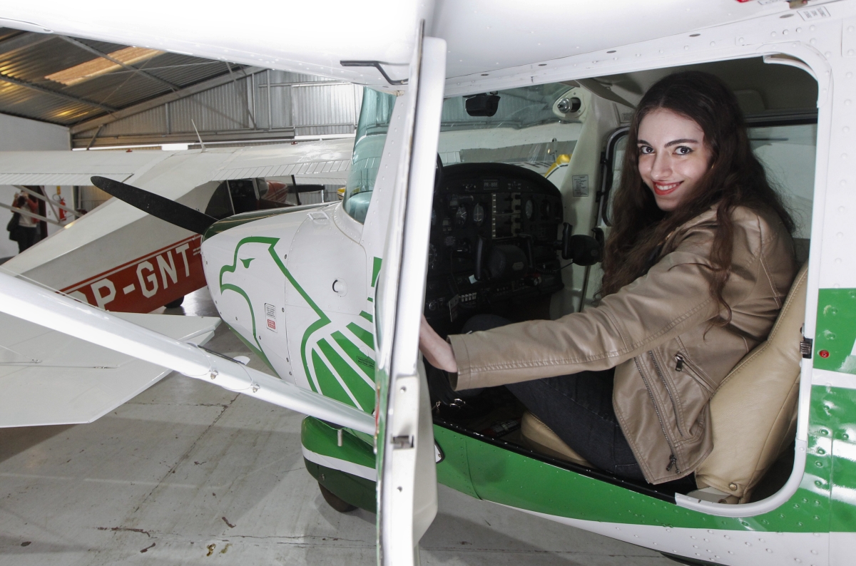 Fernanda Del Pieri vai fazer vestibular para Engenharia em Curitiba, mas quer mesmo entrar no ITA em São Paulo. | Daniel Castellano / Gazet do Povo