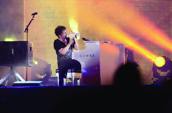 No programa do grupo britânico não faltaram suas músicas mais populares, como Uprising, Starlight