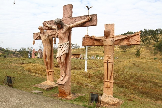 Parque da Redenção, em Apucarana, incluído na Rota da Fé do Norte do Paraná |