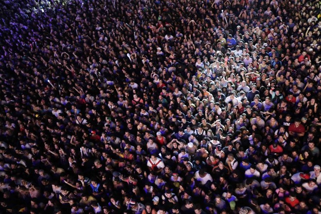 O público, que encarou apenas a primeira parte do festival, ainda tem seis dias pela frente |