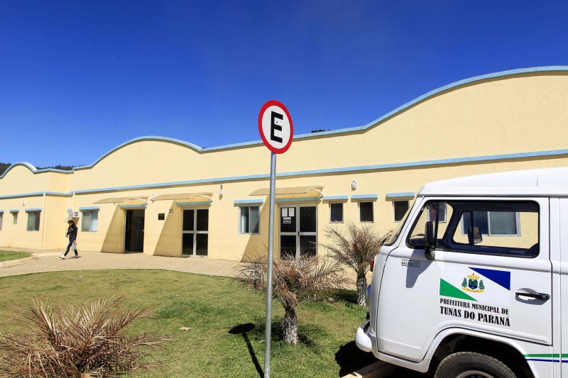 Construído nos anos 90, o Hospital Central de Tunas do Paraná tem mais da metade do seu espaço subutilizado | Antonio More/ Gazeta do Povo