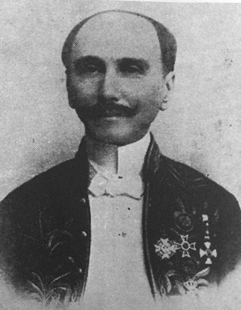 Brasílio Itiberê em fardão de embaixador | Casa da Memória da Fundação Cultural de Curitiba