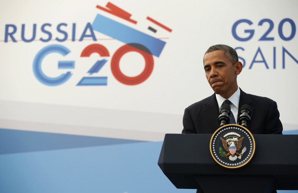 Obama deu entrevista coletiva ao final do encontro do G20 nesta sexta-feira (6) | Reuters/Kevin Lamarque