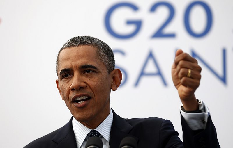 Obama discursa durante encontro do G20 na Rússia | REUTERS/Kevin Lamarque
