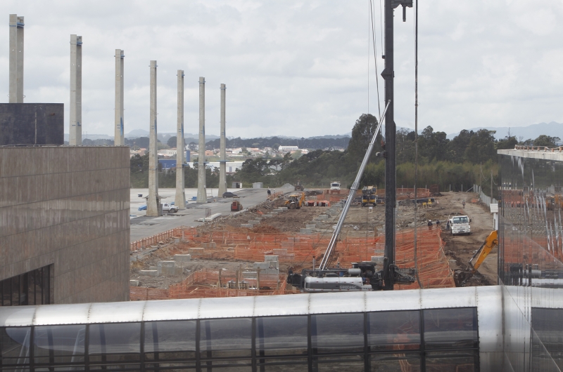 Mecanismo criado para agilizar trâmites foi usado para obra no terminal de passageiros do Aeroporto Afonso Pena | Aniele Nascimento/Gazeta do Povo