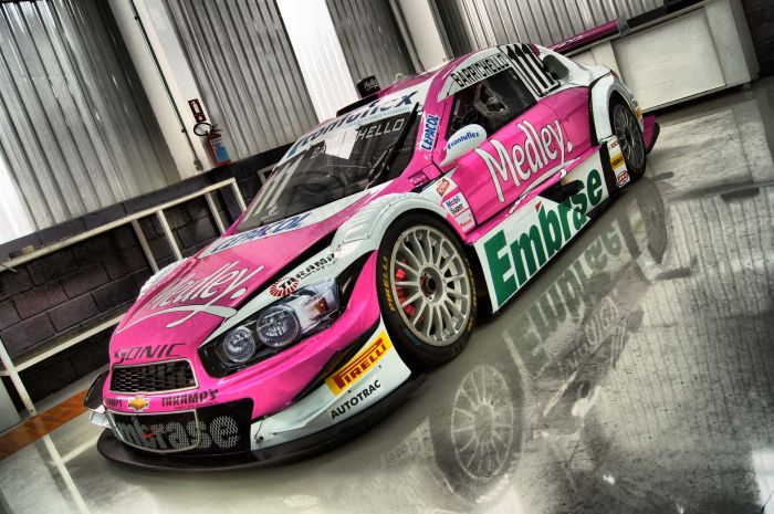 Carro que Rubens Barrichello utilizará domingo, na etapa de Curitiba da Stock Car | Miguel Costa Jr./MF2