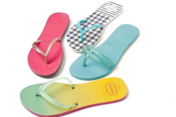 Modelos sortidos da Havaianas. Na Havaianas, de R$ 15,90 a R$ 19,90 | Divulgação