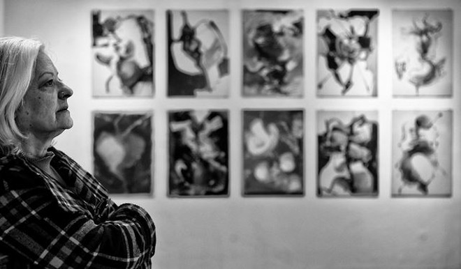 Uiara ficou conhecida pelo seu trabalho em gravura, mas nunca deixou de desenhar |