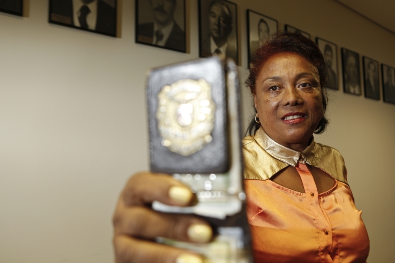 Tereza dos Santos foi promovida a delegada em 1975, por força de decisão judicial | Marcelo Andrade/Gazeta do Povo