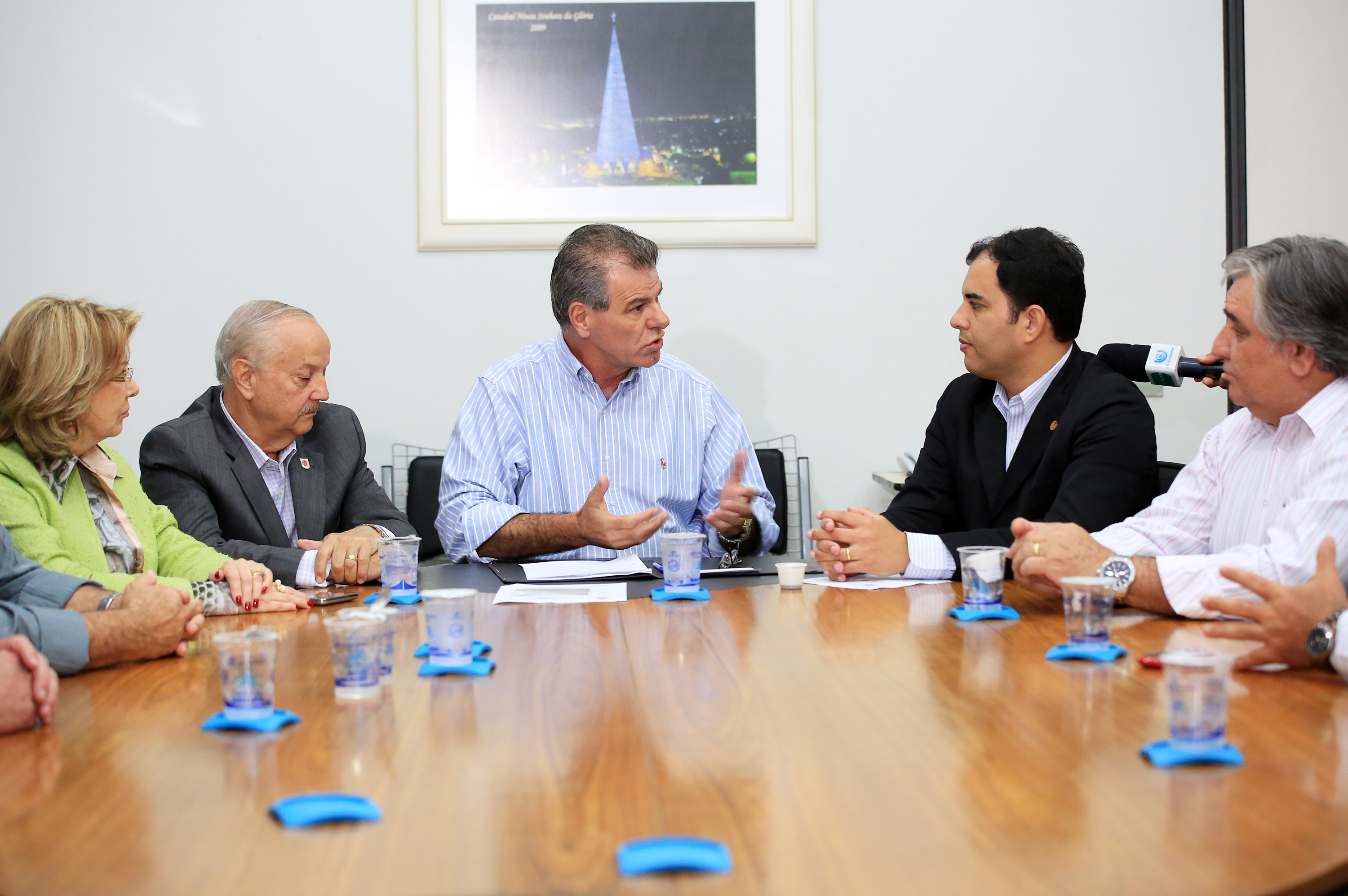 Pupin informou aos vereadores que a Prefeitura está avaliando a redução na tarifa do transporte coletivo | Divulgação/PMM