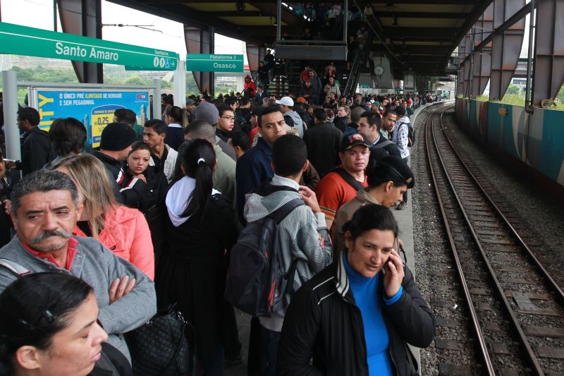 Linha de trens urbanos de São Paulo: ex-diretor da estatal que opera o sistema teria recebido propina da multinacional | Rivaldo Gomes/Folhapress