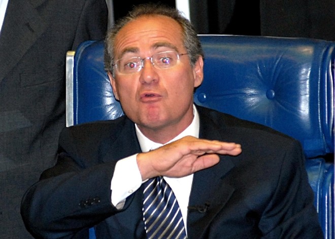 Renan Calheiros (PMDB-AL), presidente do Senado, |