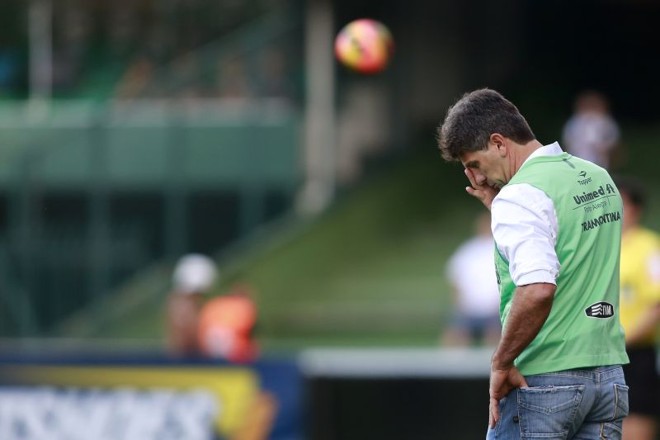 Renato Gaúcho pediu desculpas aos torcedores do Grêmio após o péssimo resultado |
