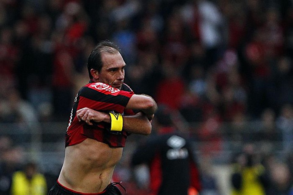 Com os dois gols no Atletiba, Baier está a apenas um da marca de 100 gols na era de pontos corridos no Brasileirão | Albari Rosa / Gazeta do Povo