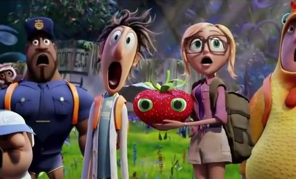 Em Tá Chovendo Hambúrguer 2, Flint Lockwood e sua turma voltam à Boca Grande e descobrem que a comida-monstro ganhou vida | Divulgação