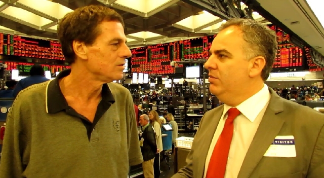 Jack Scoville (à esq.): entrevistado na Bolsa de Chicago | Reprodua§a£o