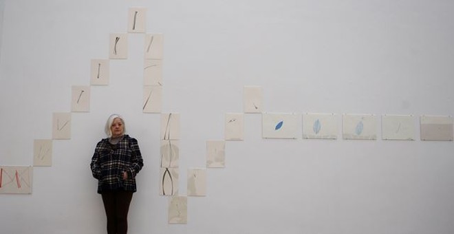 Ela escolheu as obras da mostra entre 1.300 trabalhos, produzidos ao longo de três décadas |