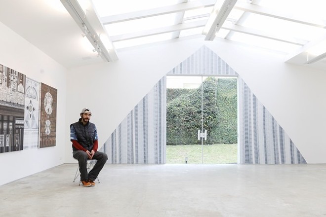 Kboco também interviu nas paredes da SIM Galeria |