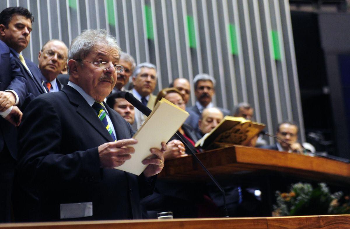 O ex-presidente Luiz Inácio Lula da Silva, em discurso na Câmara dos Deputados | Gustavo Lima/Câmara dos Deputados