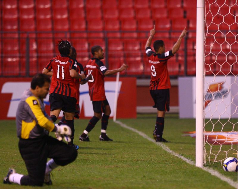 Furacão goleou o Goiás na Arena, em 2008 | Arquivo/ Gazeta do Povo