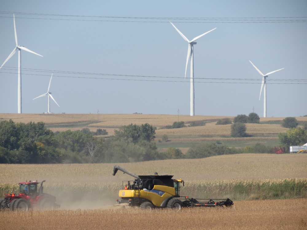 Colheita em "fazenda de vento" | Josa© Rocher/gazeta Do Povo