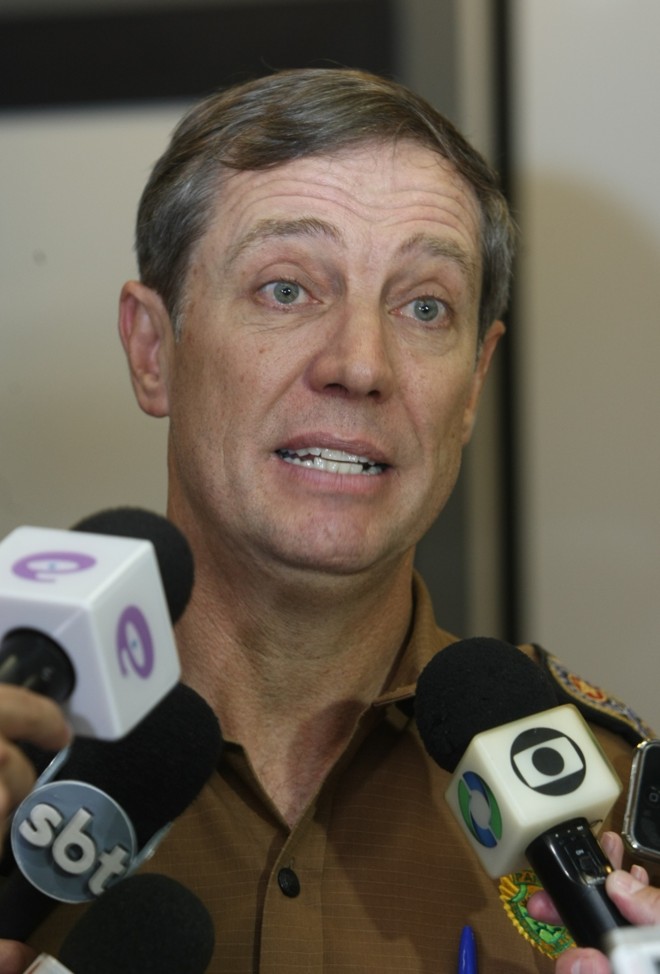 Segundo o ex-comandante-geral, um dos motivos para a saída do cargo foi cuidar da saúde | Aniele Nascimento/Agência de Notícias Gazeta do Povo