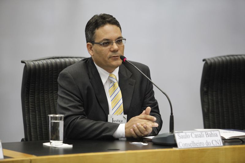 O conselheiro Saulo Bahia: CNJ já havia concedido liminar que barrava a transferência da verba depositada no TJ para o governo | Luiz Silveira/Ag. CNJ