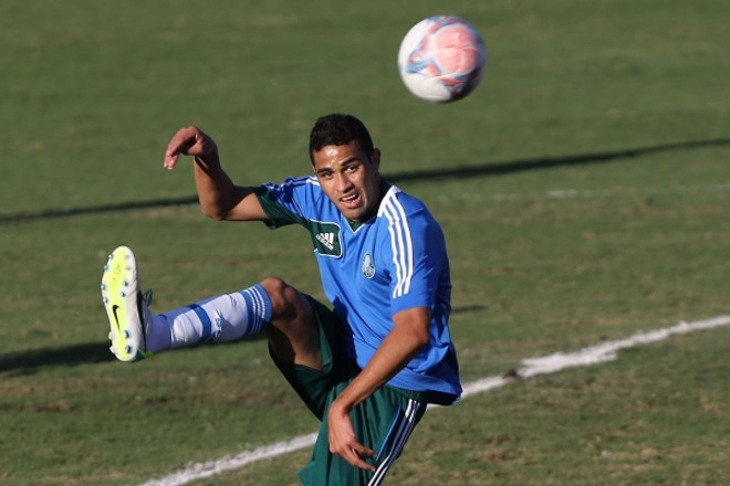 A um ponto da elite- O Palmeiras precisa de apenas um empate nesta tarde contra o São Caetano, no Pacaembu, para voltar à Primeira Divisão. Ousado, o técnico Gilson Kleina escalou o time com três atacantes. Eis a formação titular: Fernando Prass; Luís Felipe, Henrique, André Luiz e Juninho; Márcio Araújo, Wesley e Valdivia; Ananias, Vinicius e Alan Kardec | Leandro Martins/ Futura Press/Folhapress