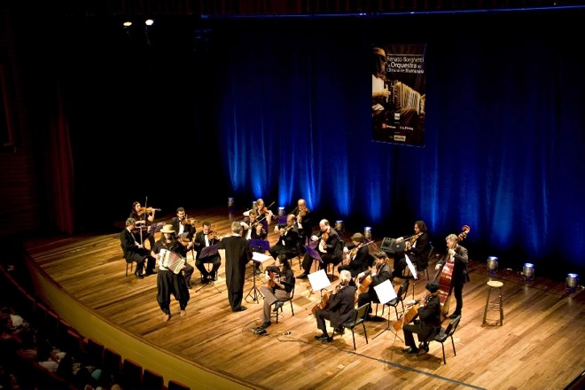 Está é a segunda turnê de Borghetti em parceria com a orquestra | Thiago Deconto/Divulgação