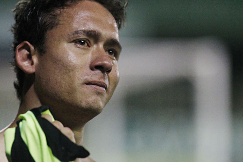 Keirrison não segurou as lágrimas após o gol do 2 a 1: O momento mais feliz da minha vida | Felipe Rosa/ Tribuna