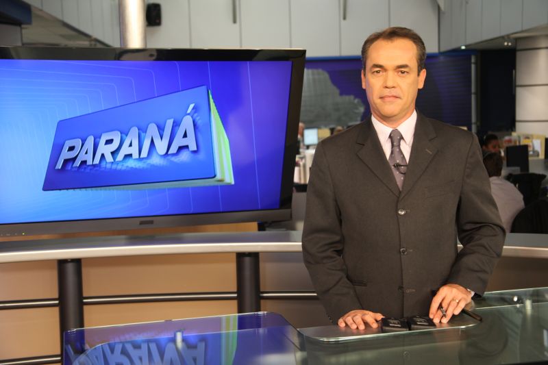 O apresentador Sandro Dal Piccolo: Paraná TV 2ª Edição agora em alta definição | Divulgação