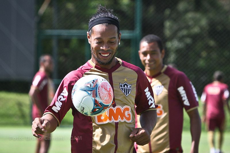 Ronaldinho voltou a treinar no Atlético-MG | Bruno Cantini / Flickr Atlético-MG