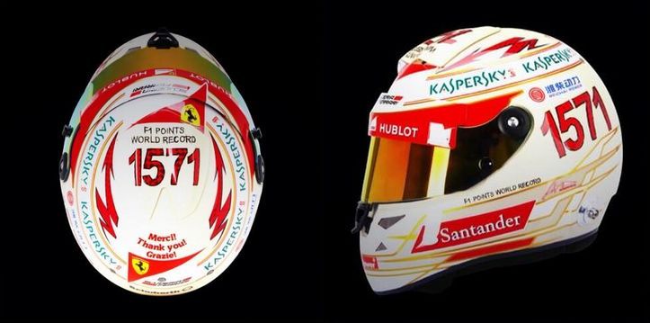 Capacete especial que será usado por Alonso neste fim de semana na Índia | Reprodução Twitter