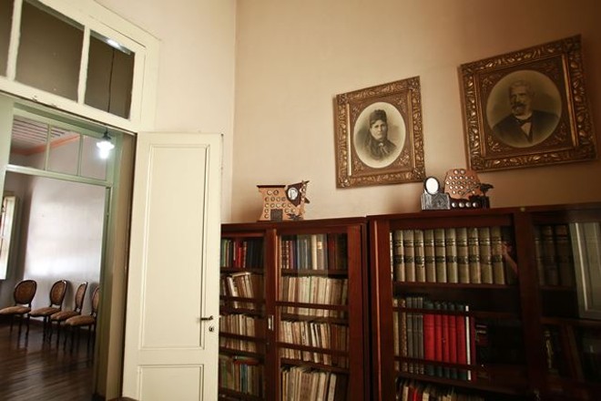 Parte da biblioteca da família Stockler |