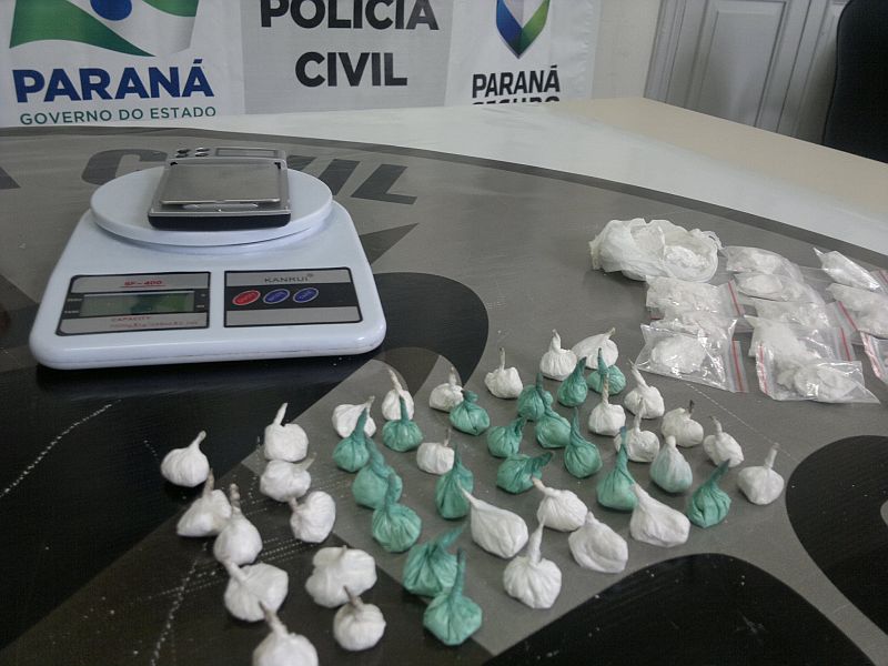 Droga foi apreendida em operações de combate ao tráfico em São José dos Pinhais, Colombo e Campo Magro | Rafael Neves/Gazeta do Povo