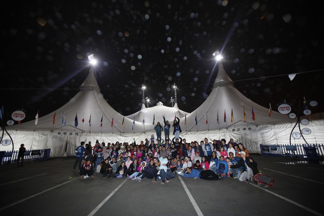 Alunos e professores de escolas de circo de Curitiba e do interior do estado foram conferir o ensaio | 