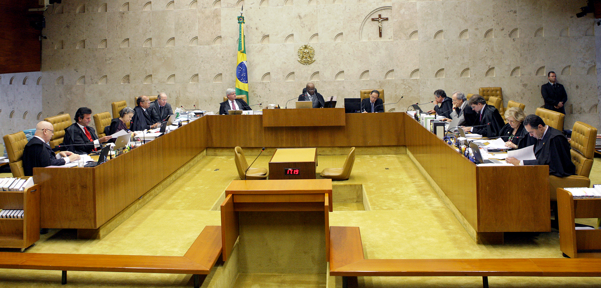 Plenário do STF no julgamento dos segundos embargos de declaração na Ação Penal 470 nesta quarta-feira (13) | Fellipe Sampaio / STF / Divulgação