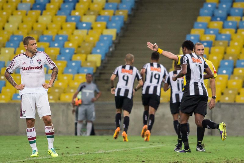 Edinho lamenta o gol de empate do Atlético-MG | Eduardo Duarte / Futura Press / Folhapress